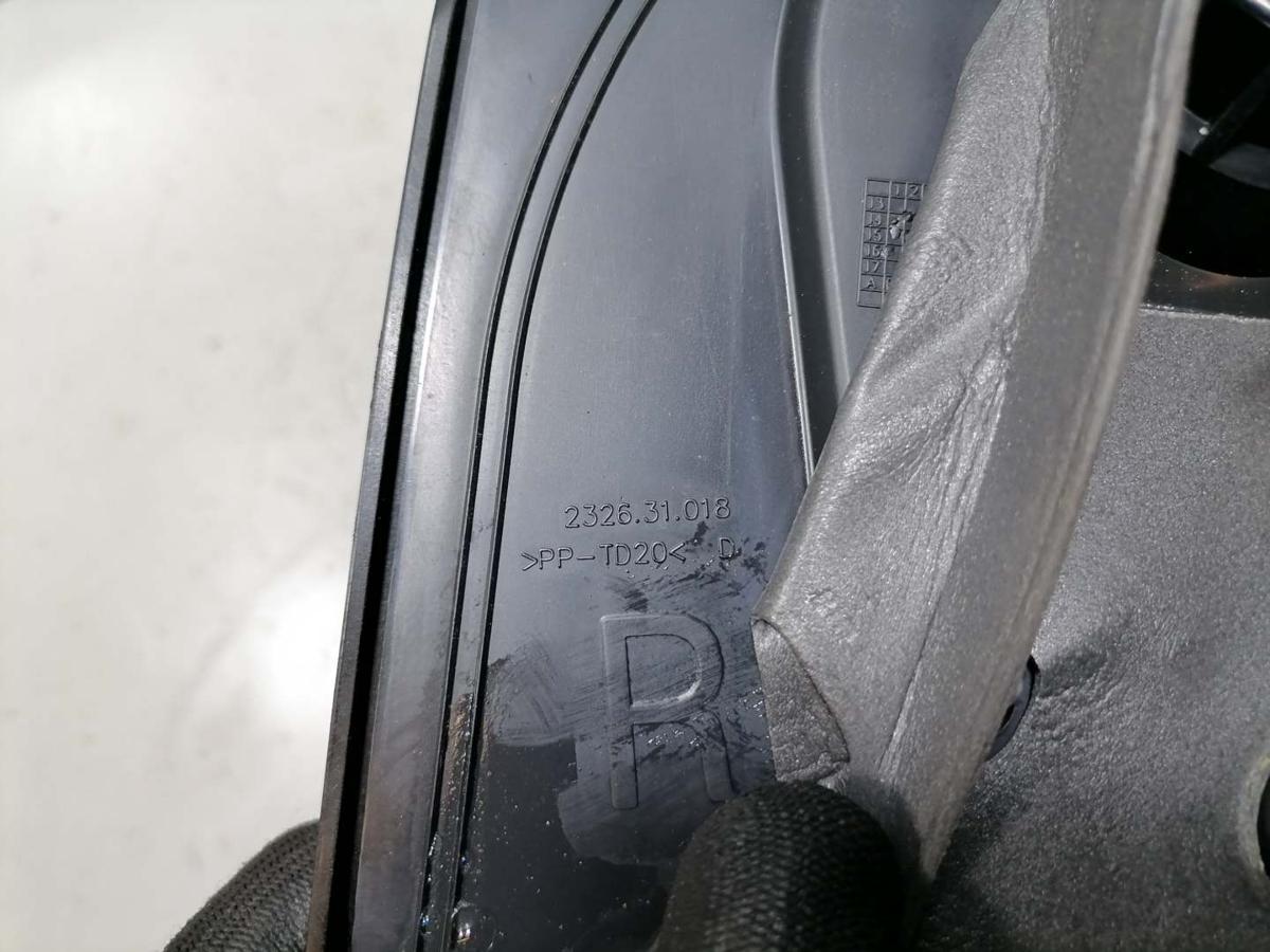 Peugeot 108 original Au&szlig;enspiegel rechts manuell verstellbar KTA Dunkelgrau metallic Bj.2016